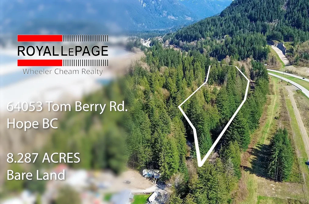 64053 TOM BERRY ROAD, Hope BC V0X 1L2, Hope BC — Land for Sale - Photo 2