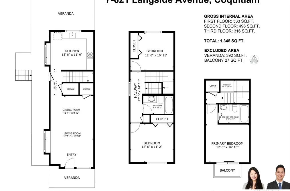 7 621 LANGSIDE AVENUE, Coquitlam BC V3J 0A8, Coquitlam BC — Residential for Sale - Photo 2