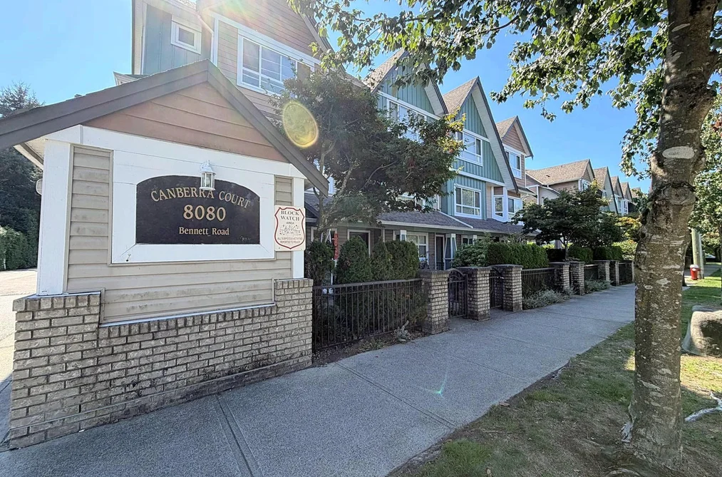 Townhouse for sale at 7 8080 Bennett Road Richmond British Columbia - MLS: R3154544