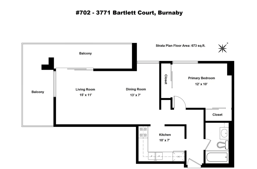 702 3771 BARTLETT COURT, Burnaby BC V3J 7G8, Burnaby BC — Residential for Sale - Photo 6