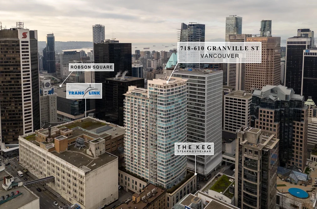 718 610 GRANVILLE STREET, Vancouver BC V6C 3T3, Vancouver BC — Residential for Sale - Photo 2