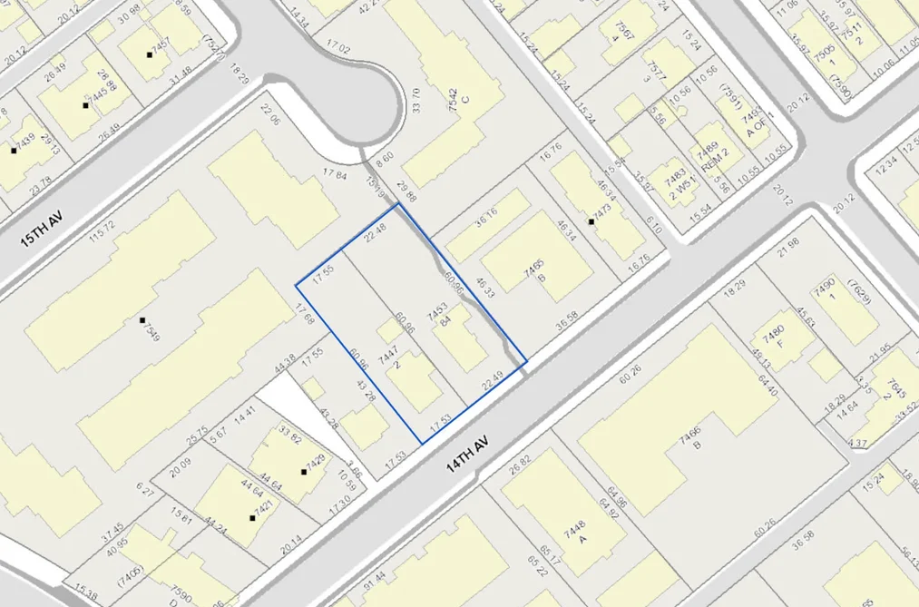 7447 - 7453 14TH AVENUE, Burnaby BC V3N 1Z8, Burnaby BC — Land for Sale - Photo 2