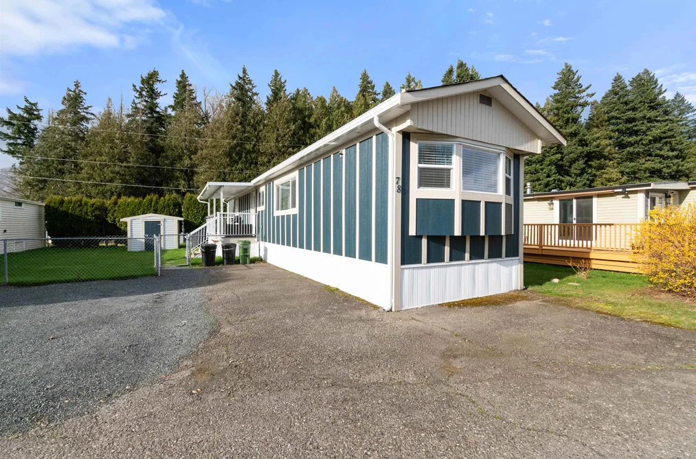Manufactured Home for sale at 78 5742 Unsworth Road Chilliwack British Columbia - MLS: R3124301