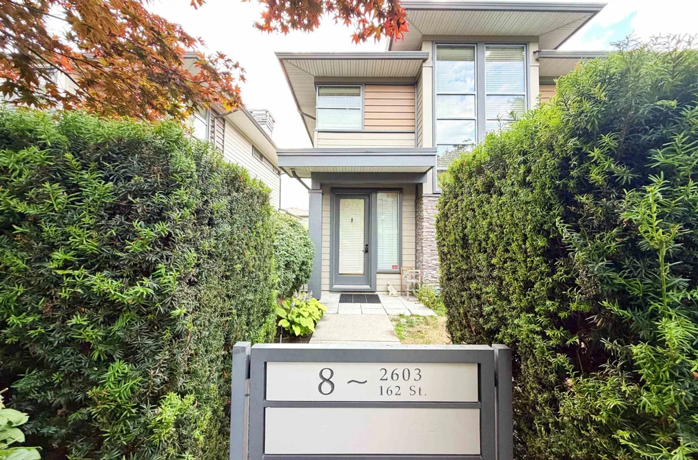 Condo for sale at 8 2603 162 Street Surrey British Columbia - MLS: R3146081