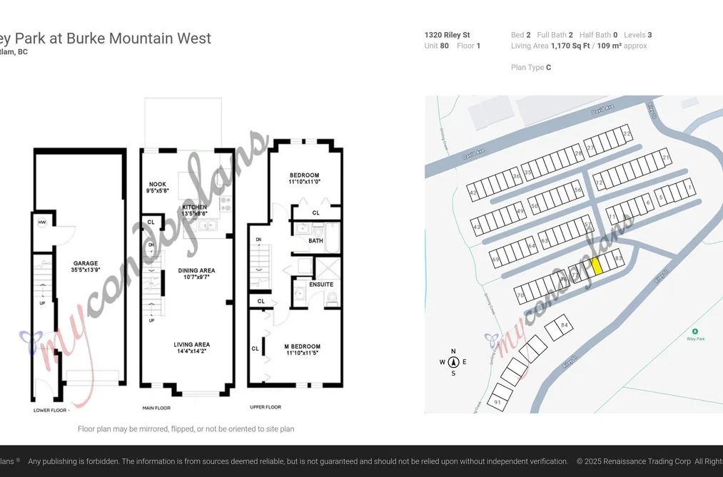 80 1320 RILEY STREET, Coquitlam BC V3E 0J4, Coquitlam BC — Residential for Sale — Photo 27 of 27