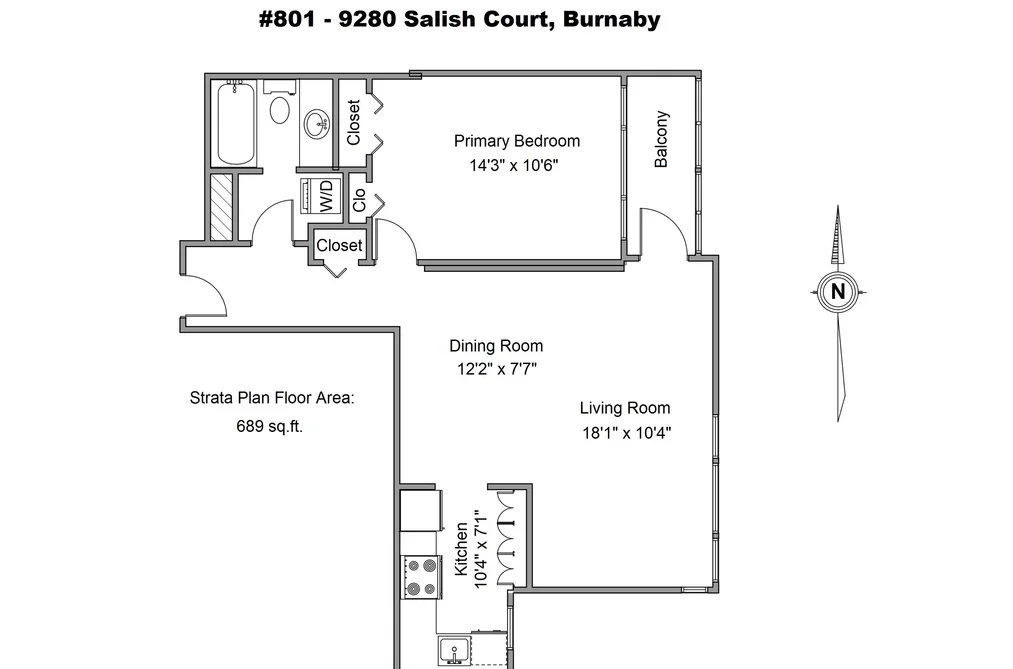801 9280 SALISH COURT, Burnaby BC V3J 7J8, Burnaby BC — Residential for Sale - Photo 6