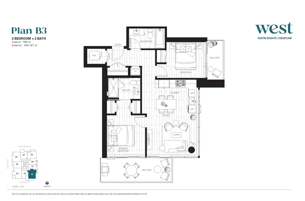 Condo for sale at 802 505 Nelson Street Coquitlam British Columbia - MLS: R3107745