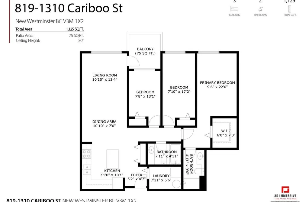 819 1310 CARIBOO STREET, New Westminster BC V3M 1X2, New Westminster BC — Residential for Sale - Photo 2