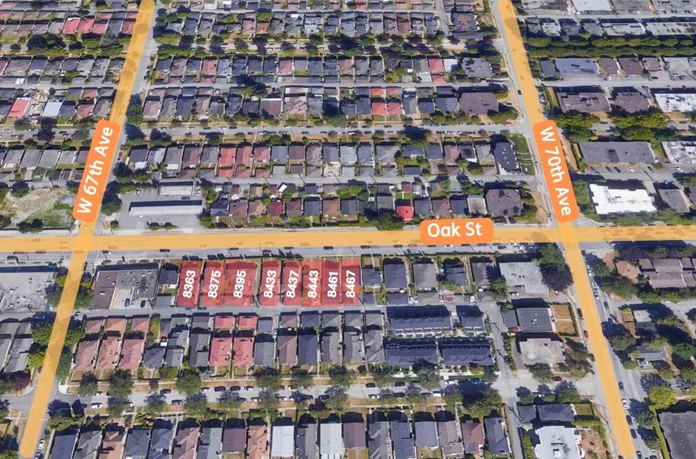 Half Duplex for sale at 8433 Oak Street Vancouver British Columbia - MLS: R3043516