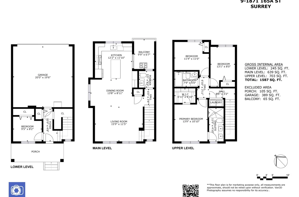 9 1871 165A STREET, Surrey BC V3Z 9N3, Surrey BC — Residential for Sale — Photo 38 of 38