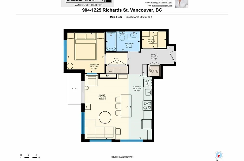 904 1225 RICHARDS STREET, Vancouver, BC — Residential for Sale — Photo 25 of 25