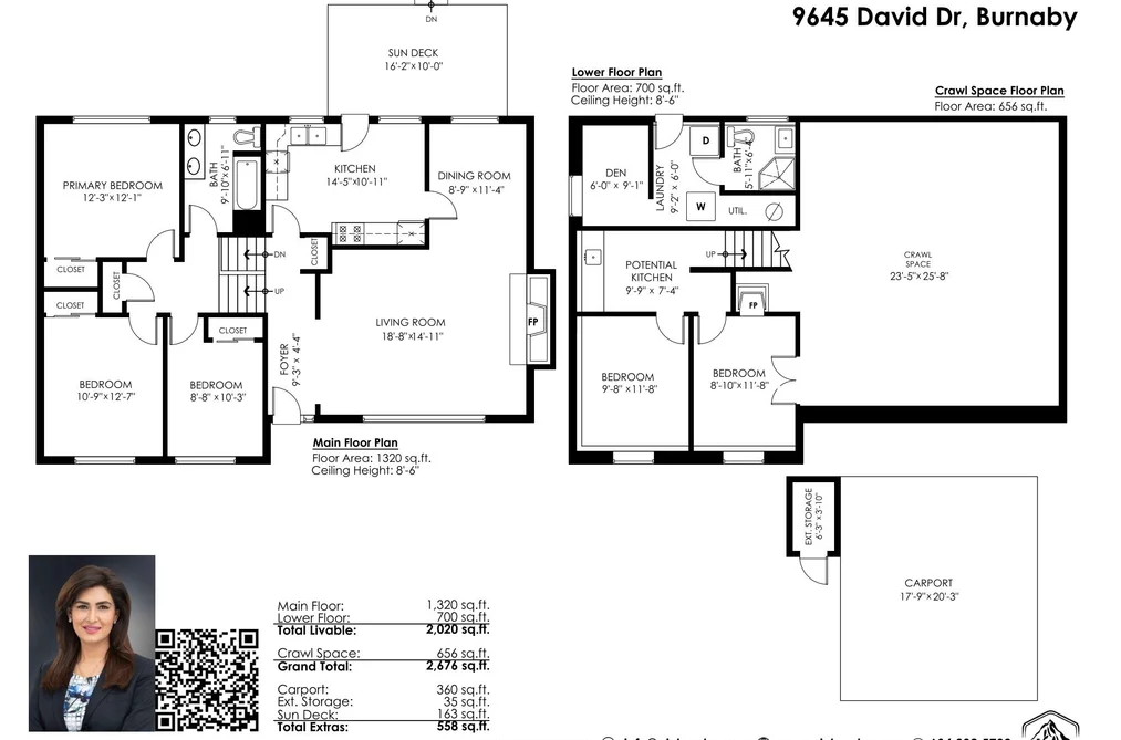 9645 DAVID DRIVE, Burnaby BC V3J 1H2, Burnaby BC — Residential for Sale - Photo 3