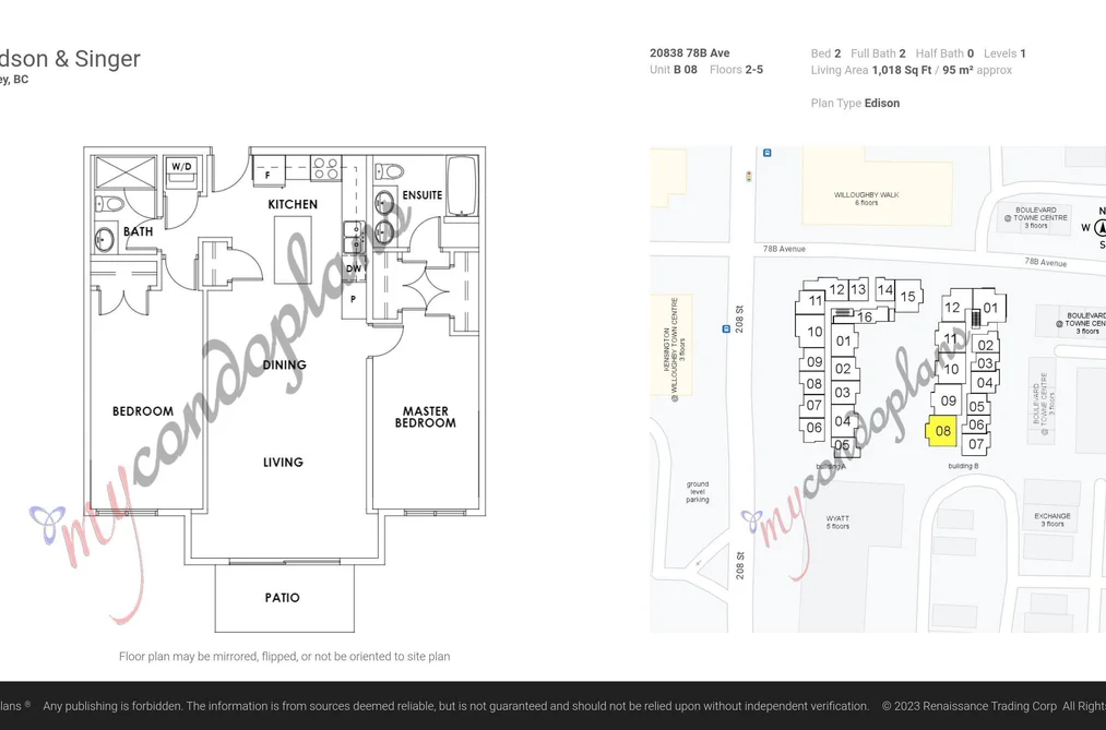 B208 20838 78B AVENUE, Langley BC V2Y 3M2, Langley BC — Residential for Sale - Photo 2