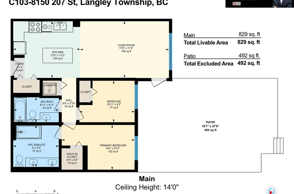 C103 8150 207 STREET, Langley BC V2Y 4J3, Langley BC — Residential for Sale — Photo 12 of 40