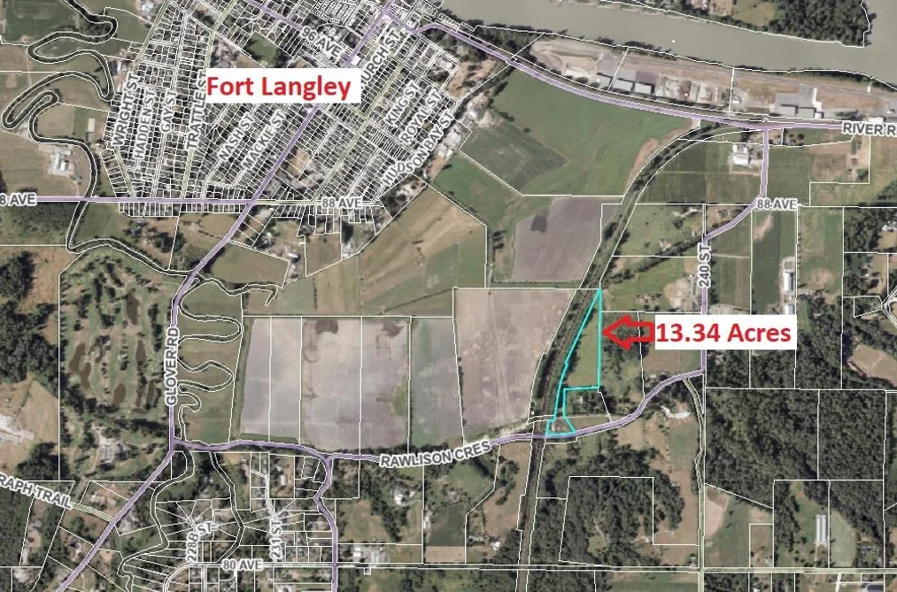 Property for sale at 13.34ac Rawlison Crescent Langley British Columbia - MLS: R3120610